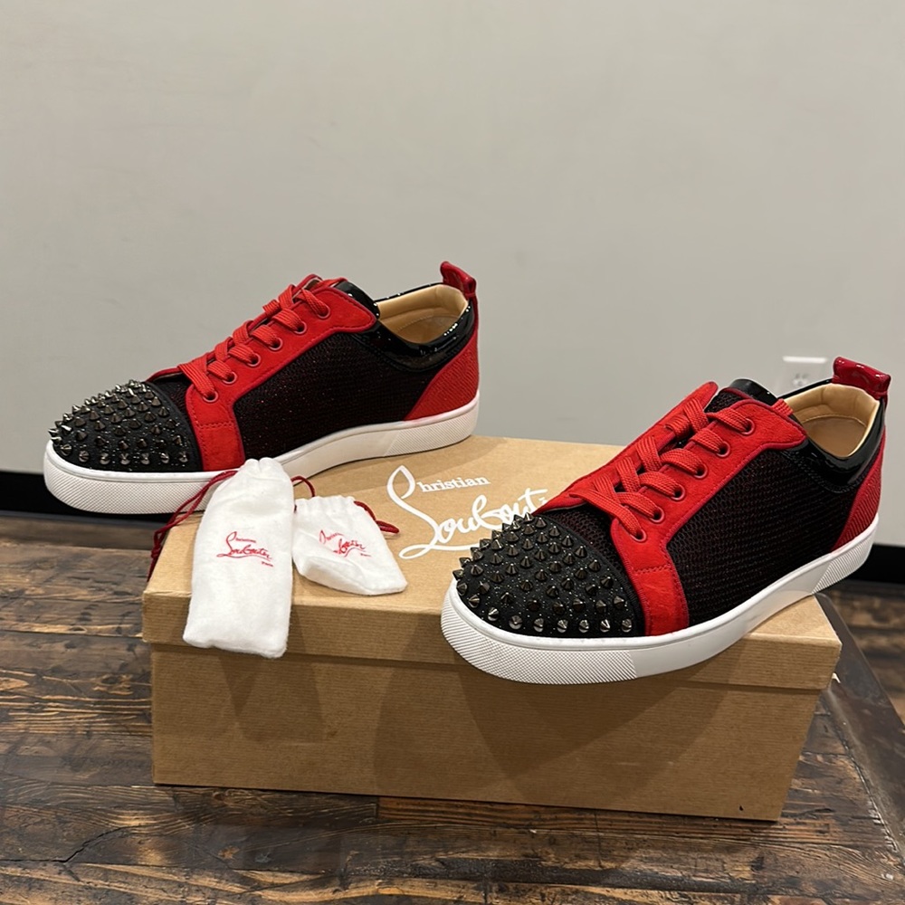 Christian Louboutin Louis Junior Spikes Orlato Flat